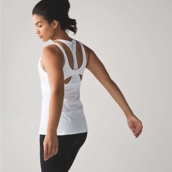 Lululemon All Sport Support Tank White Size 4 - Picture 1 of 7